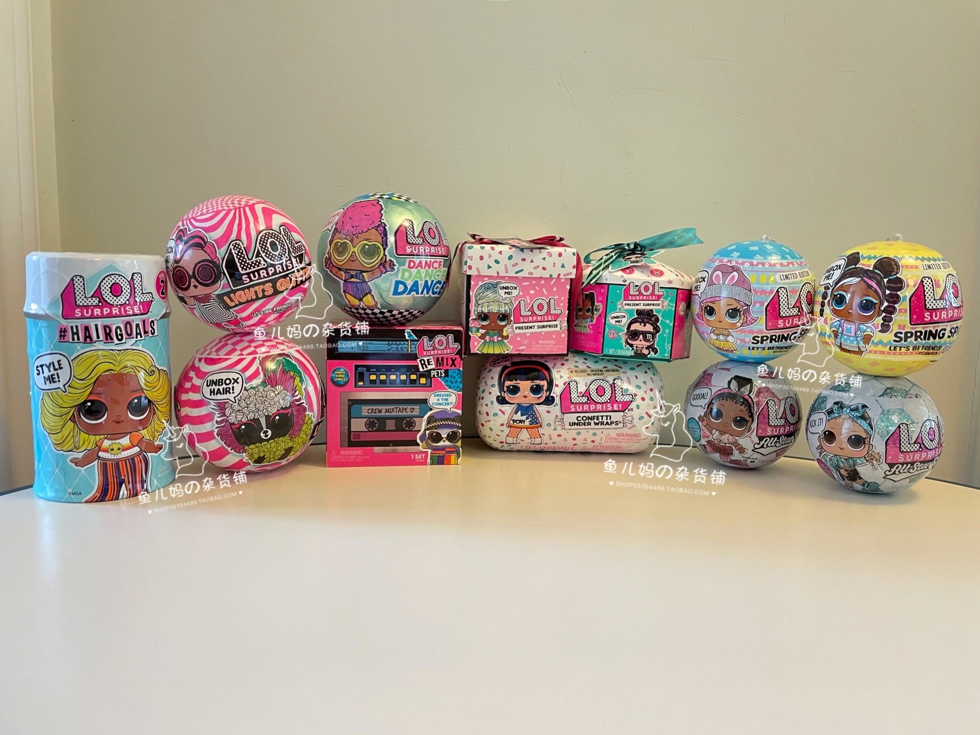 现货美国l惊喜娃娃舞蹈发胶礼物