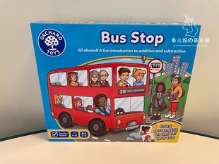 现货英国orchard toys巴士站台公交车站bus Stop儿童桌游玩具3岁+