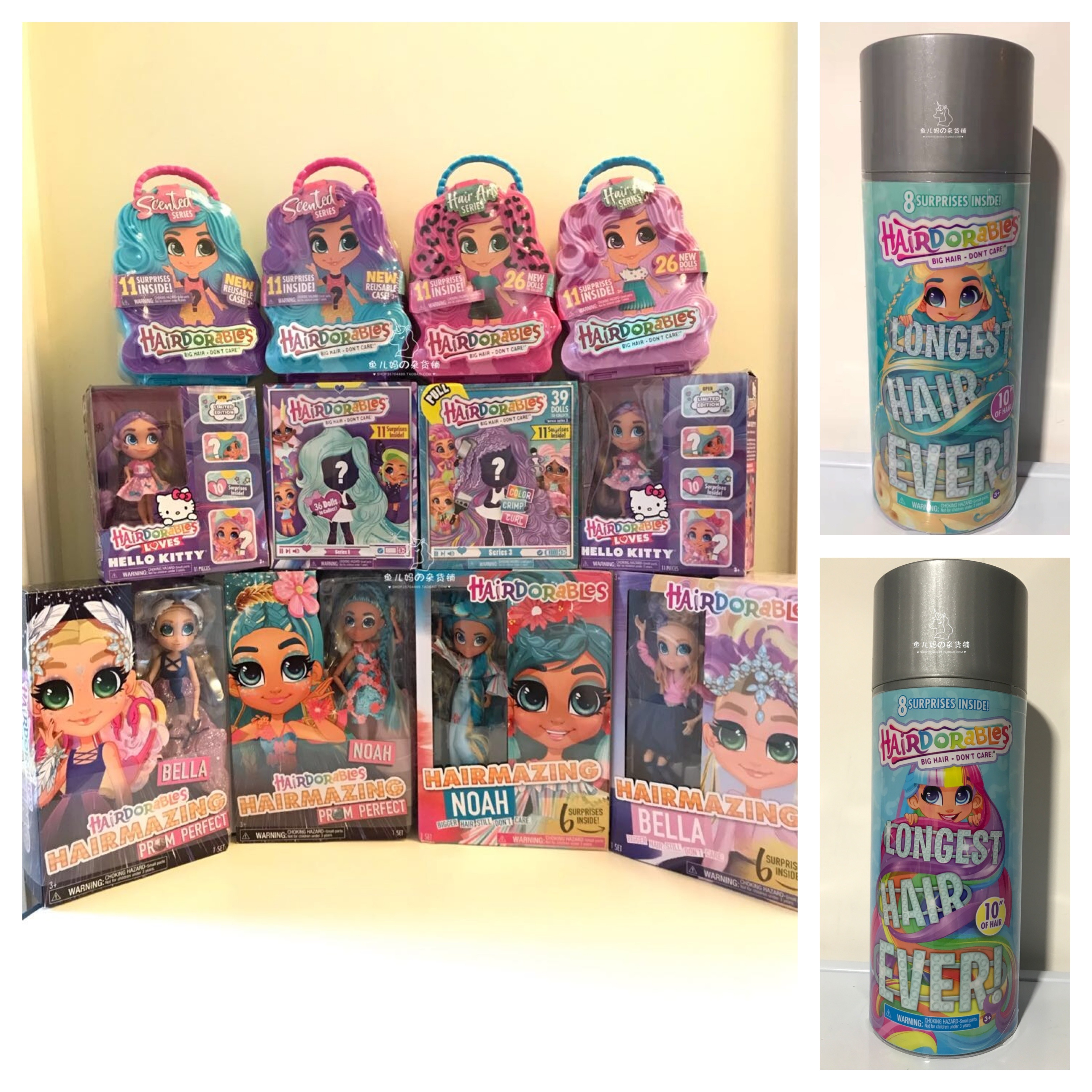 hairdorables现货大姐姐美发娃娃