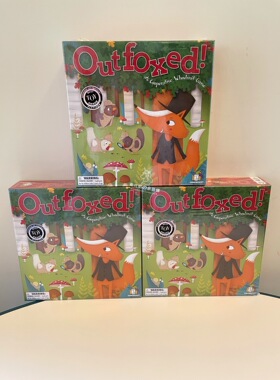 现货美国Outfoxed狐作非为Gamewright益智早教逻辑推理儿童桌游