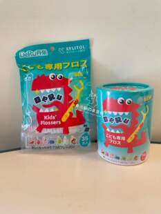 [临期特26年5月到期]日本丹之荣儿童超细牙线棒水果味单独立包装