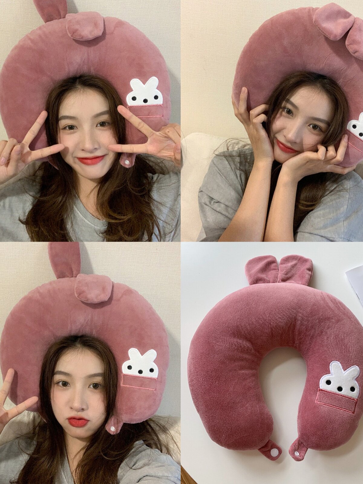 XINBANGBANG 식료품 점 목 베개 자궁 경부 베개 U 자형 베개 여행 자동차 목 베개 목 베개 귀여운 U 자형 베개