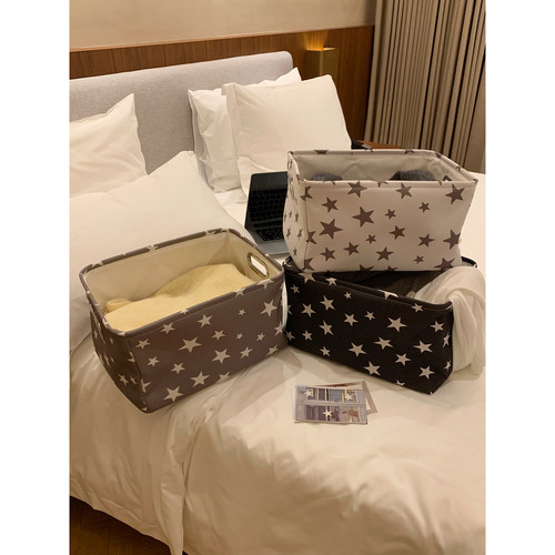 杂物收纳盒折叠五角星手提储物箱