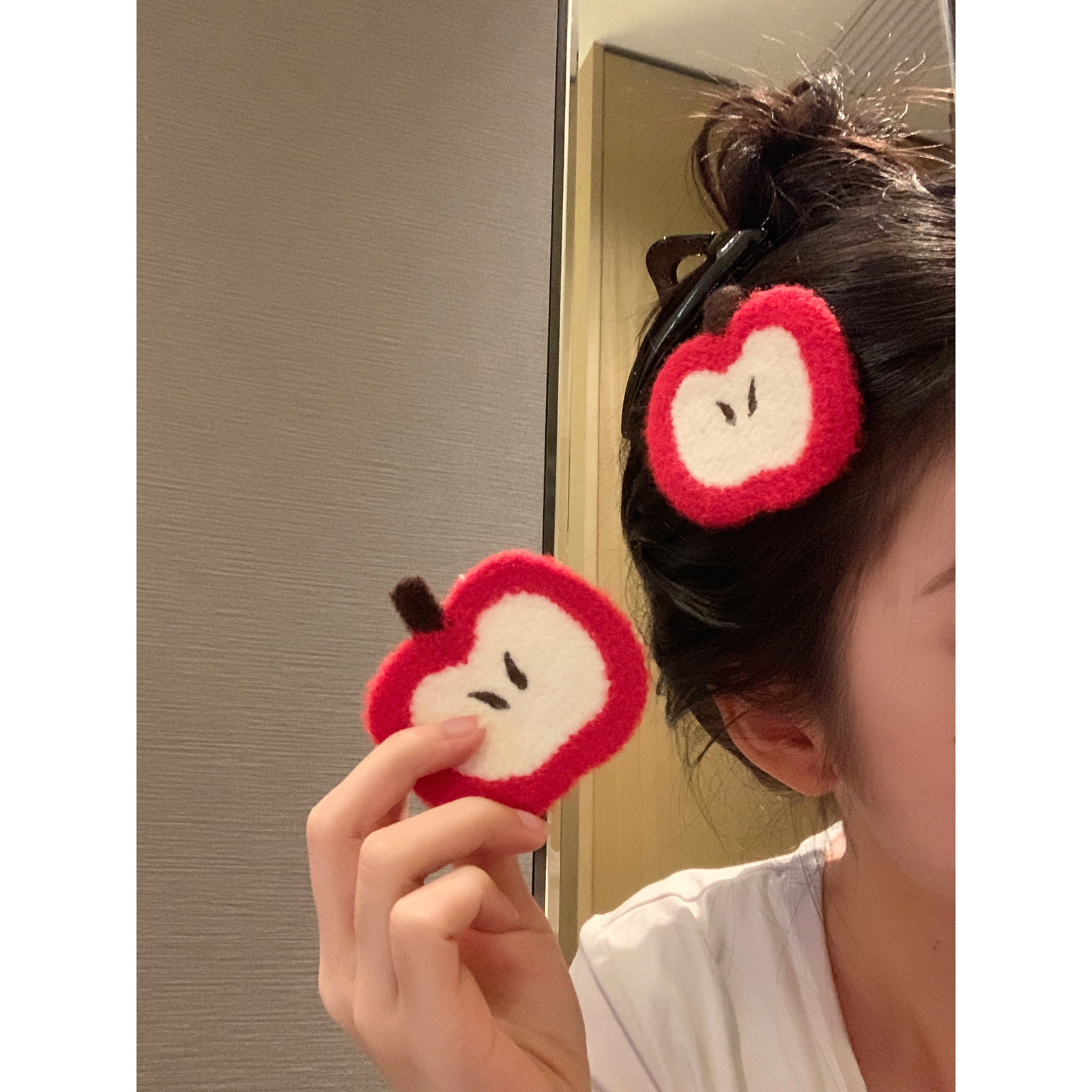 馨帮帮杂货铺 侧边碎发贴刘海贴洗脸发贴可爱卡通苹果无痕魔术贴,饰品/流行首饰/时尚饰品新,发饰,淘宝优惠券,粉丝福利购,淘宝优惠卷