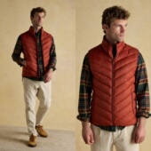 英国户外皇家马球协会兔子男士 轻量化加厚保暖防寒马术坎肩棉背心