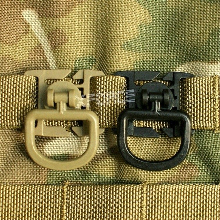 moeel织带可旋转调节d字扣水管夹固定扣连接扣坚固实用5元2个