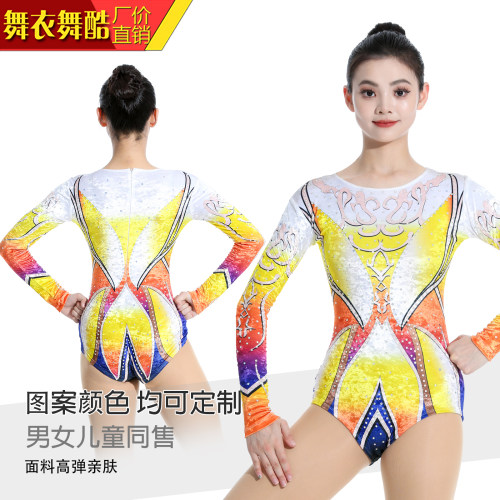 舞衣舞酷竞技体操服技巧舞蹈定制