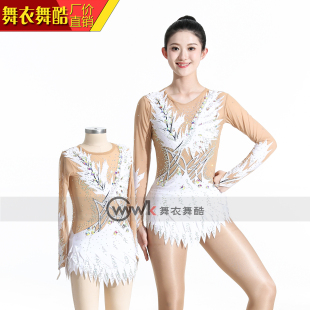 舞衣舞酷艺术体操服健美比赛花样滑冰女儿童表演定制套装 竞技服