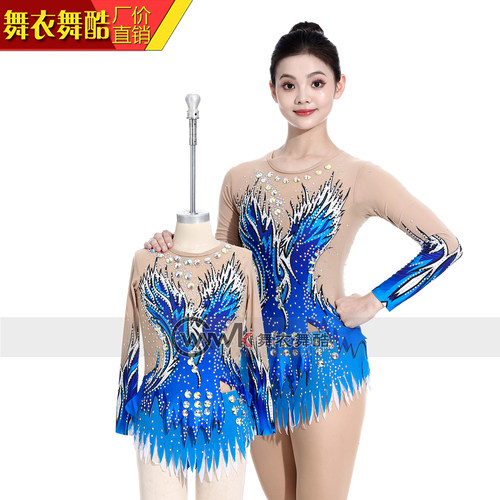 舞衣舞酷艺术体操健美比赛竞技女