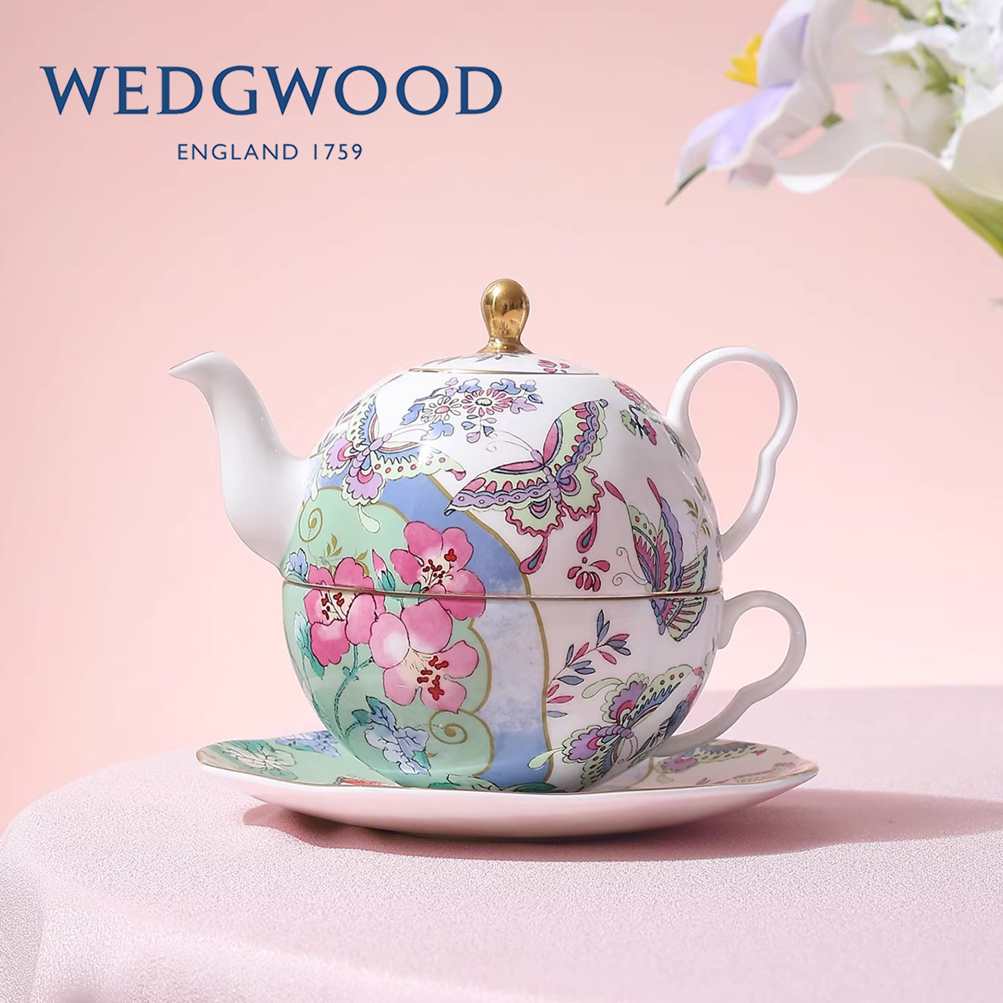 WEDGWOOD骨瓷下午茶具杯碟茶壶