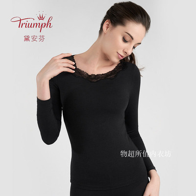 纯色长袖保暖裤简约女