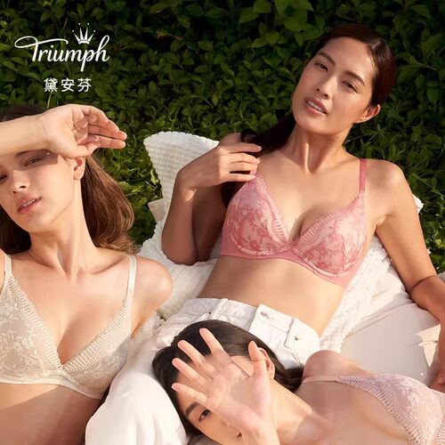 黛安芬正品水袋加厚内衣女小胸聚拢收副乳性感蕾丝文胸16-8882