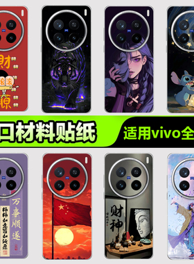 vivo手机贴纸后背膜适用于VivoX300X200IQOO15 13 12手机贴纸S3020背膜X908070Y500 400杂锦13系列3M手机背膜