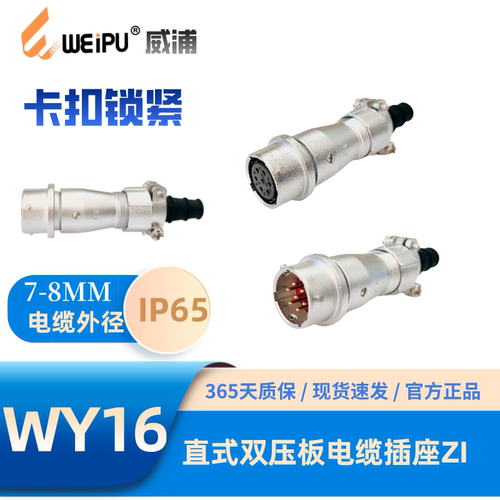 WEIPU威浦WY16-ZI直式双压板插座