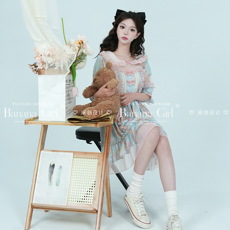 bananagirl洛丽塔风女士睡裙