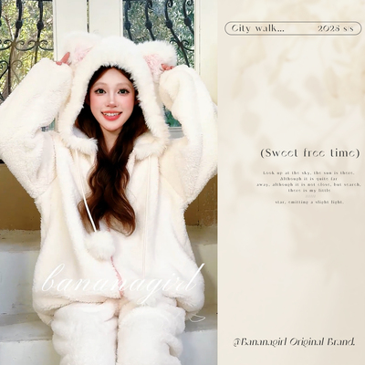 Bananagirl睡衣女款珊瑚绒加厚