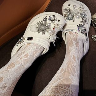 【清冷之境】原创洞洞鞋花diy配饰高级感鞋花鞋扣适用