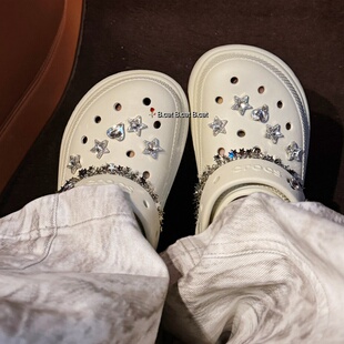 【星光】原创洞洞鞋花鞋扣配饰装饰配件鞋花高级感适配crocs