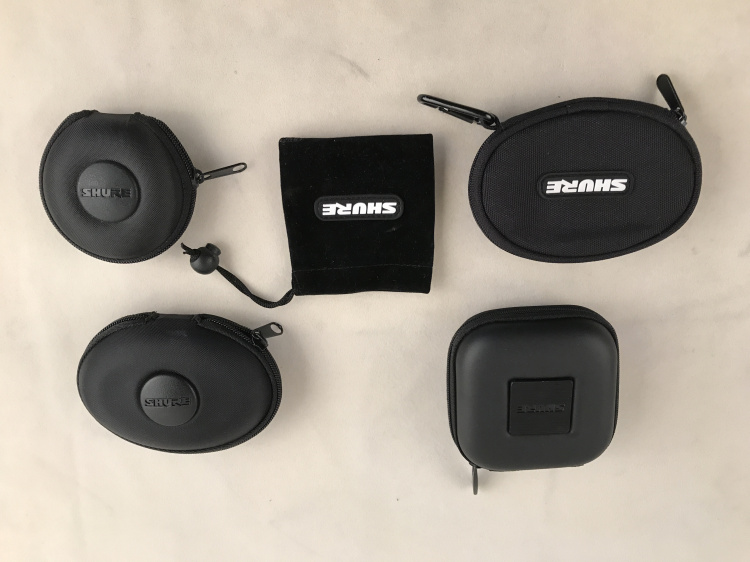 香港舒尔se846耳机包se535收纳盒