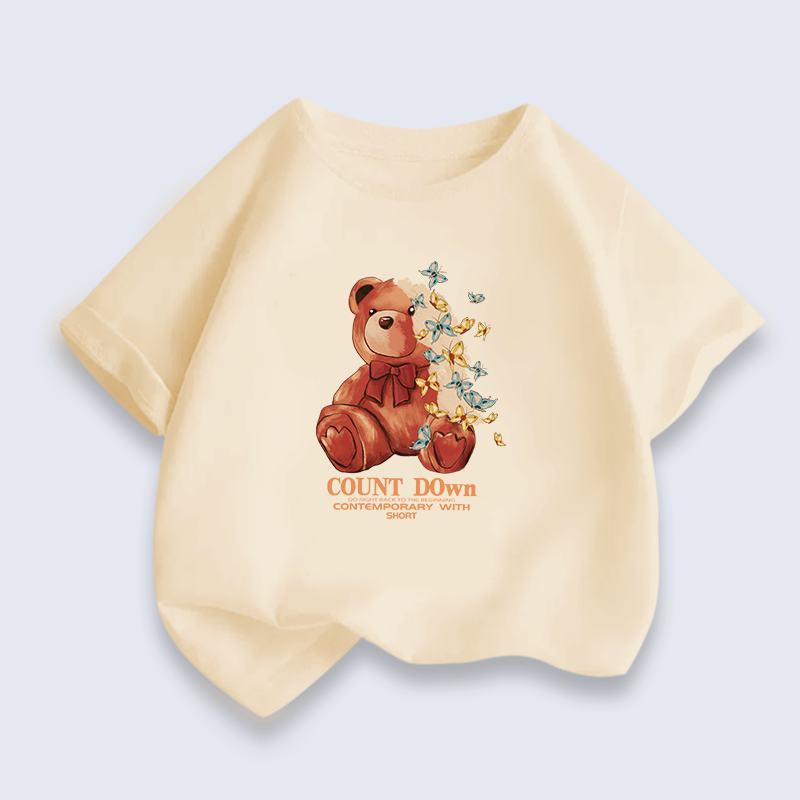 巴拉bala童短袖t恤纯棉新款2024夏季女上衣儿童宝宝洋气女孩上衣