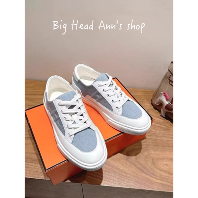 BHA帆布拼接小白鞋情侣百搭