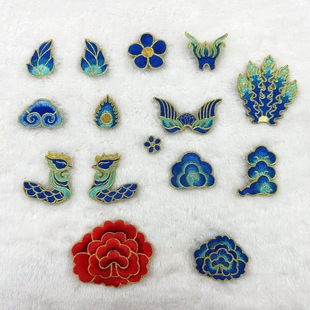 绣片diy刺绣 凤冠材料 配件 九龙九凤 十二龙 六龙 三凤 古风手工