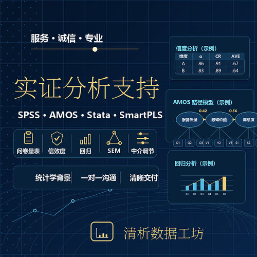 SPSS数据分析当天交付不代写