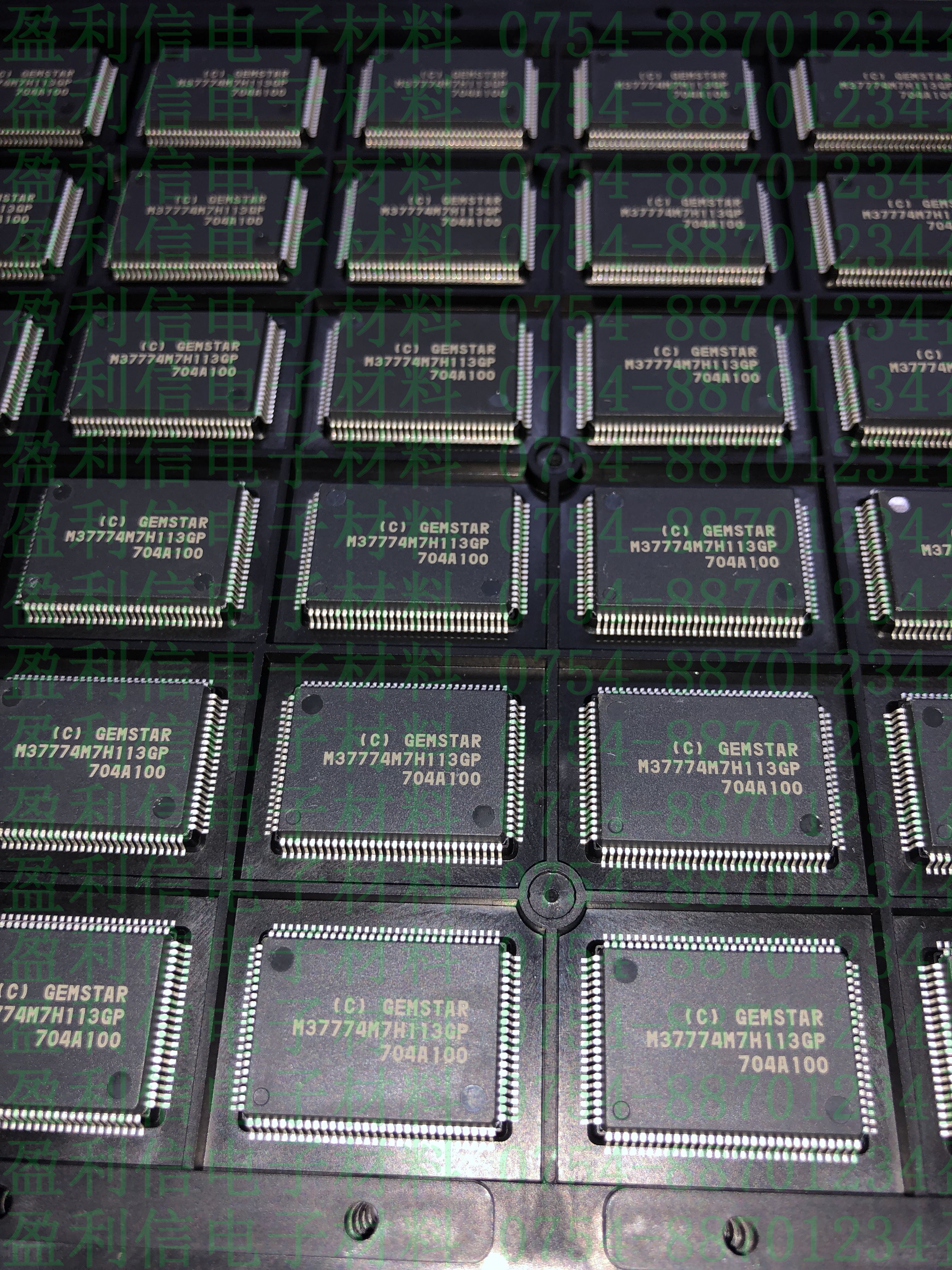 型号M37774M7H-113GP  375只  QFP100   厂家MITSUBISHI 只做现货