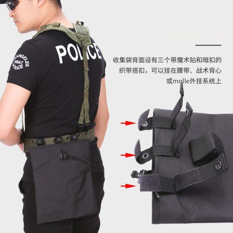 야외 게임 다기능 허리 가방 훈련 체중 부하 허리 벨트는 액세서리 가방 허리 교수형 재활용 가방을 걸 수 있습니다