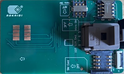 QFN烧录器ESIM卡转接板5*6 qfn芯片测试座烧写QFN多功能烧录座转