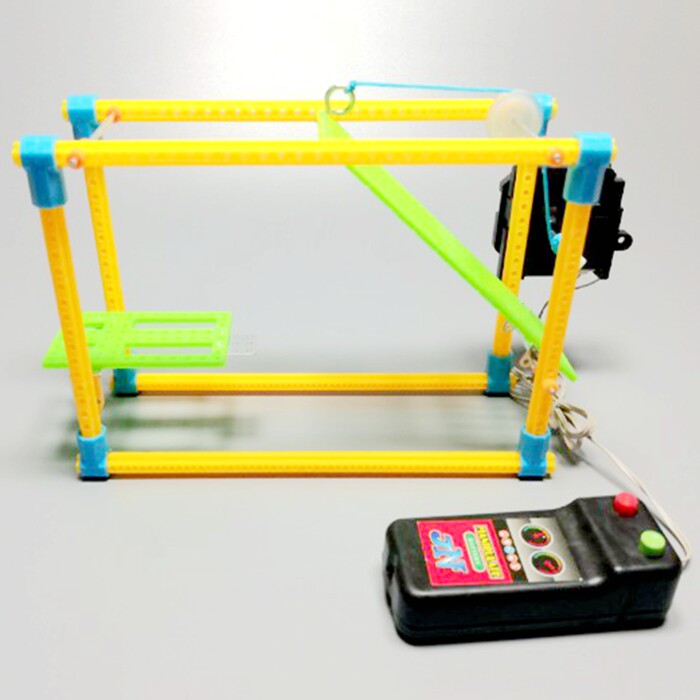 自制升降桥  diy益智拼装玩具 科技小制作小发明手工制作科学实验
