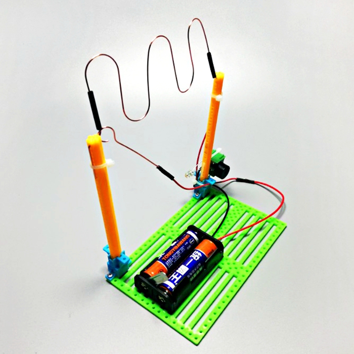 穿越火线 声光电小实验DIY益智拼装玩具竞赛手工材料制作科学实验