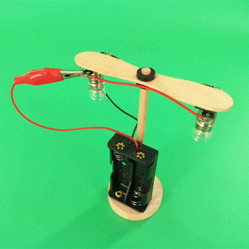自制双头路灯diy科技小制作小发明科学实验器材儿童手工组装模型