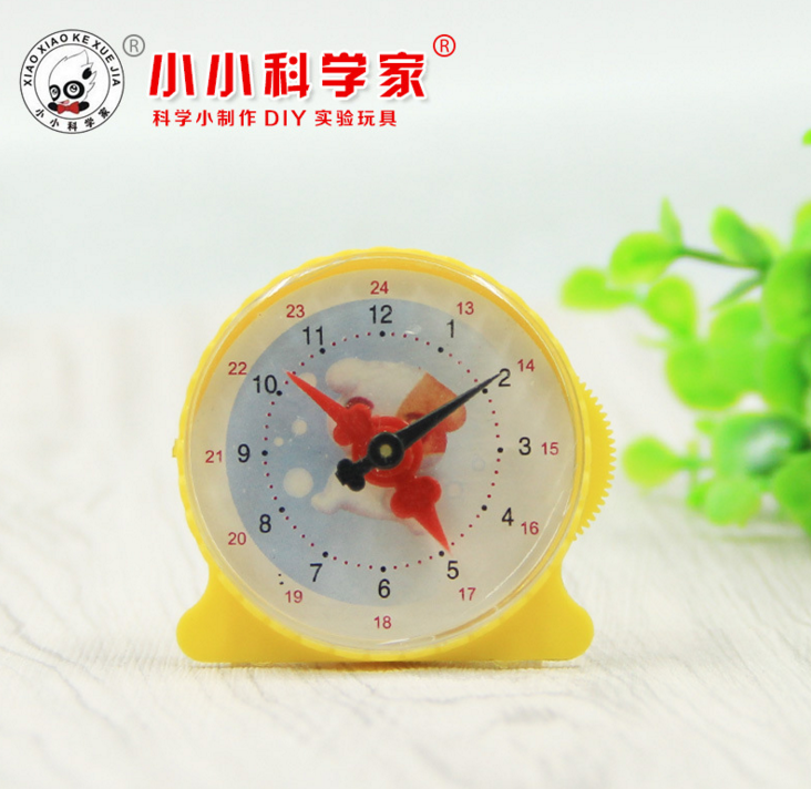 自制钟表模型 儿童科学实验玩具 小学diy科技小制作材料科普器材