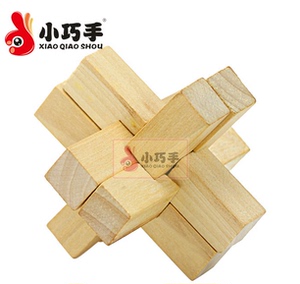 鲁班孔明锁 科学培训材料科技小制作diy儿童早教智力创意新奇玩具