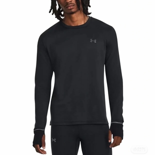 T恤1379304 长袖 UA安德玛Qualifier Cold男子秋冬跑步加厚保暖修身