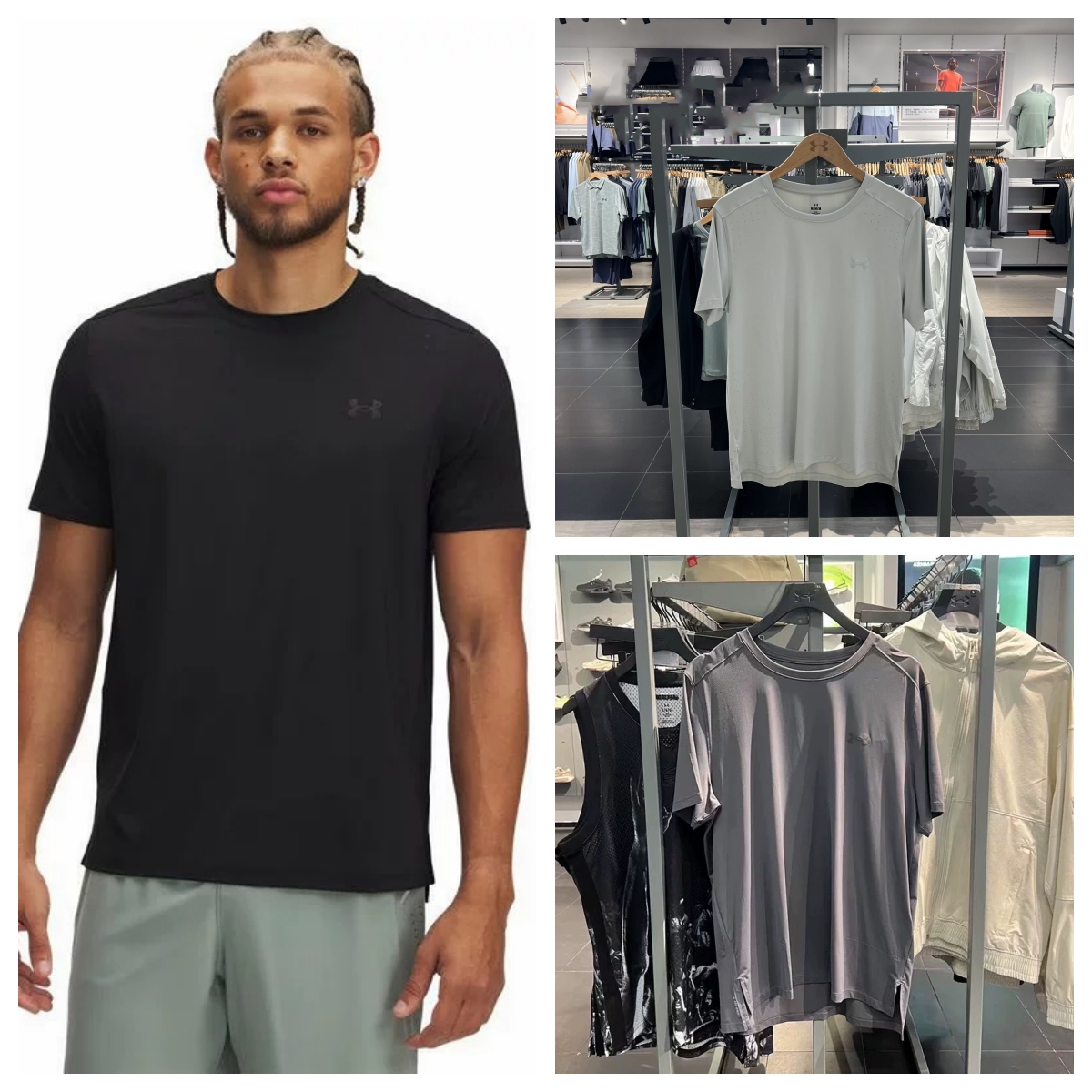 UA安德玛25款Launch Elite爆冷男子跑步训练速干透气短T恤1389802