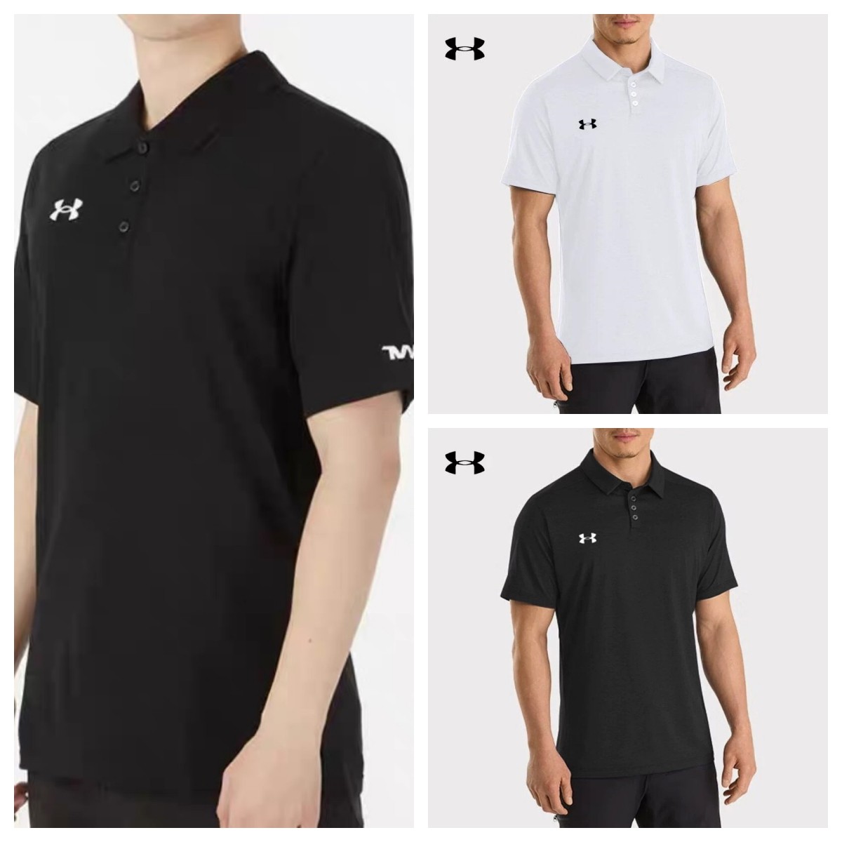 UA安德玛25新款男子简约刺绣LOGO宽松棉质舒适翻领Polo衫21500536,运动服/休闲服装,运动POLO衫,淘宝优惠券,粉丝福利购,淘宝优惠卷