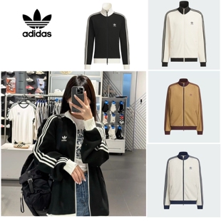 阿迪达斯三叶草jennie同款华夫格立领运动夹克外套 JW0109 KC2618