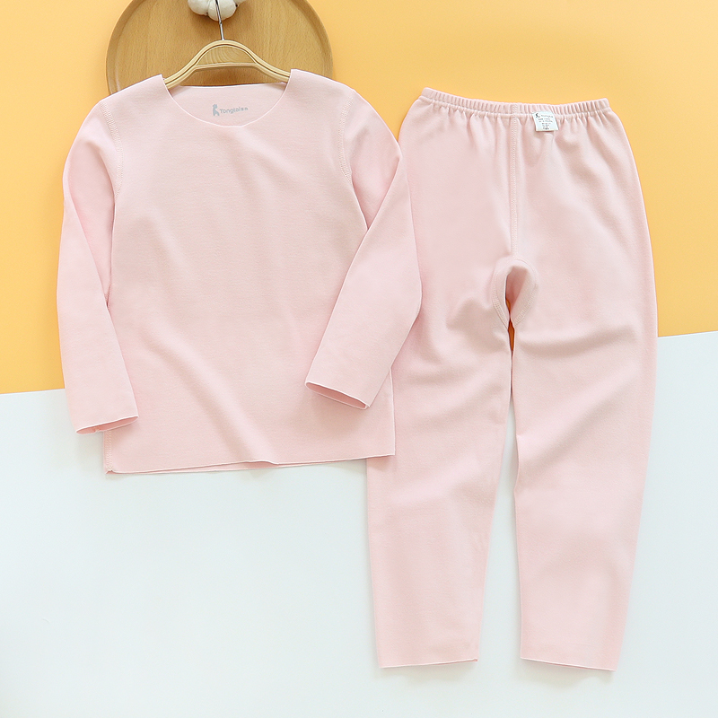 童泰宝宝秋衣套装德绒儿童保暖内衣婴儿秋衣秋裤秋冬加绒加厚无痕