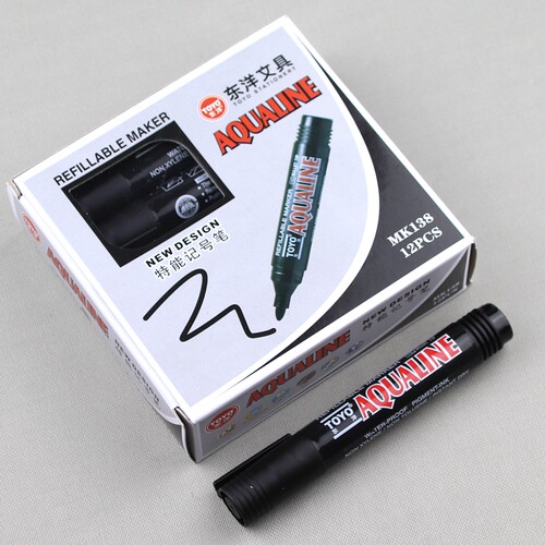 东洋记号笔MK138黑色油性