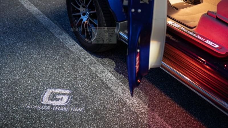 W464 G500/550/63 时光铭刻版 stronger than time 投影灯 迎宾灯