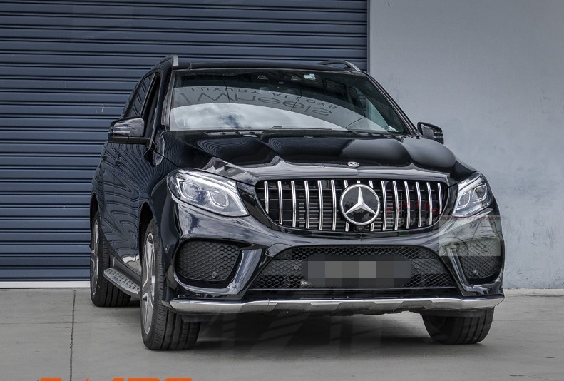 W166 GLE300/320/350/400/450/63 改装 竖条 直瀑式 GT中网