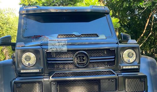 W463 G350 G500 G55 G63 4x4 改装 美规 小圆灯 碳纤顶灯 射灯