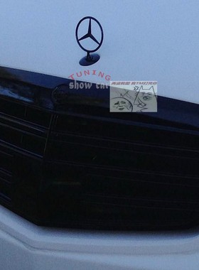 S300S320S350S400S500S600S63S65 全黑 哑黑 机盖标 黑色 立标