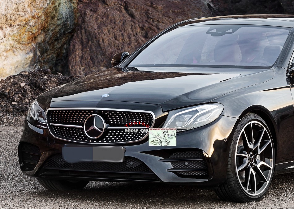 W213 E200 E180 E300 E320 E400 改装 钻石 满天星 中网