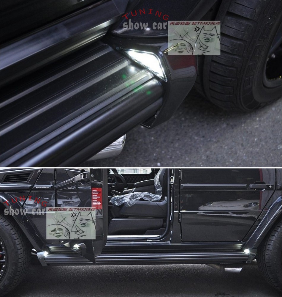 W463 G350G400G500G55G63G65 台湾 侧踏板灯 LED 包角灯