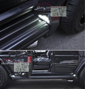 W463 G350G400G500G55G63G65 台湾 侧踏板灯 LED 包角灯