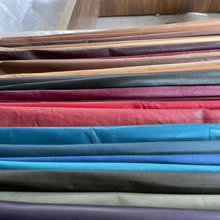 手工整张头层羊皮 服装鞋子真皮材料 绵羊山羊羊绒面压花羊皮1