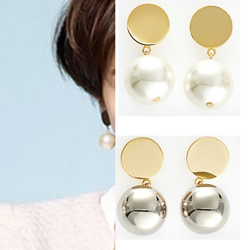 韩国韩版明星同款耳环女小清新轻奢球球耳钉秋冬季耳饰品节日礼物
